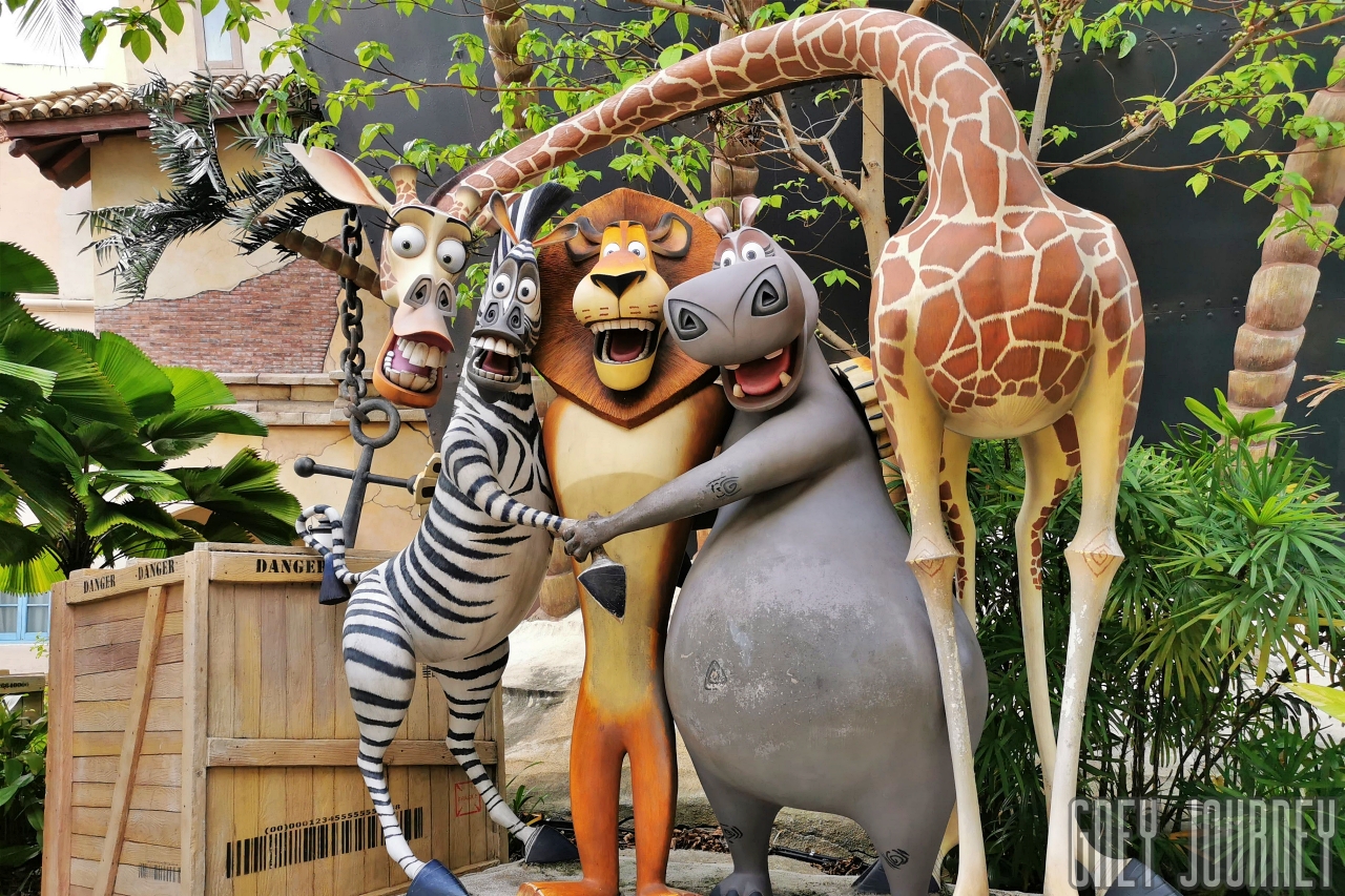 Madagascarエリア- ユニバーサルスタジオ シンガポール