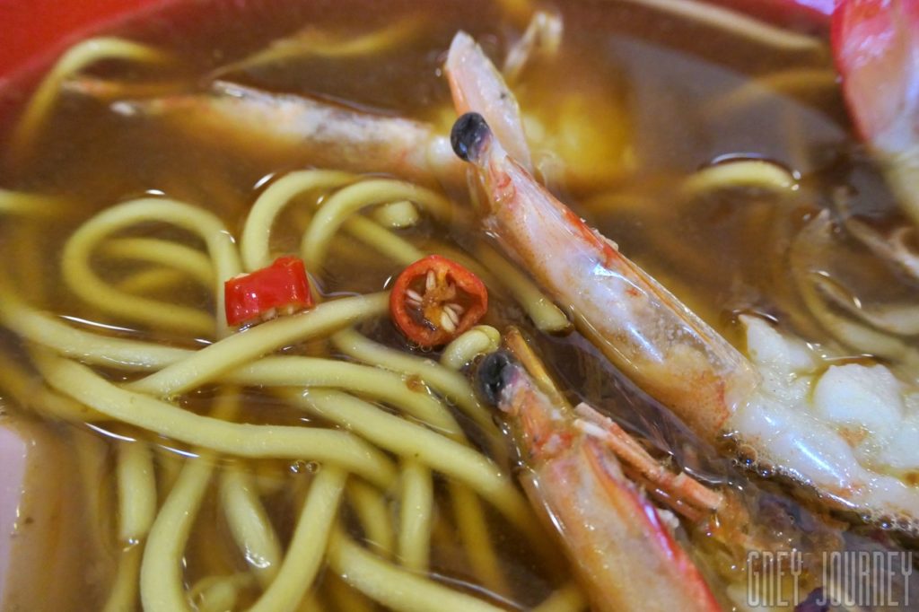シンガポール海老麺 - Geylang Prawn Noodle プロウンヌードル
