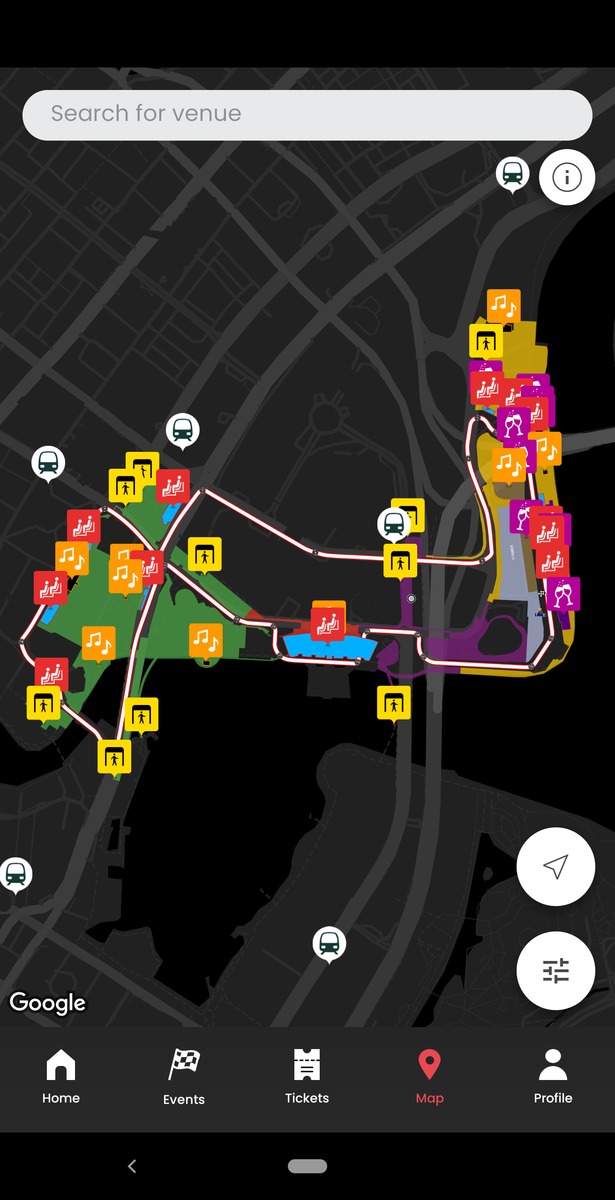 F1シンガポール2019 - アプリ