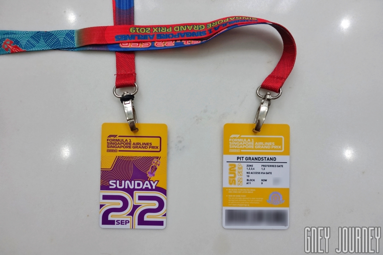 F1シンガポールGP-Ticket