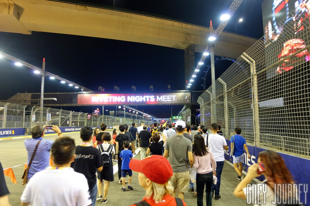 F1シンガポールGP - ピット - コース