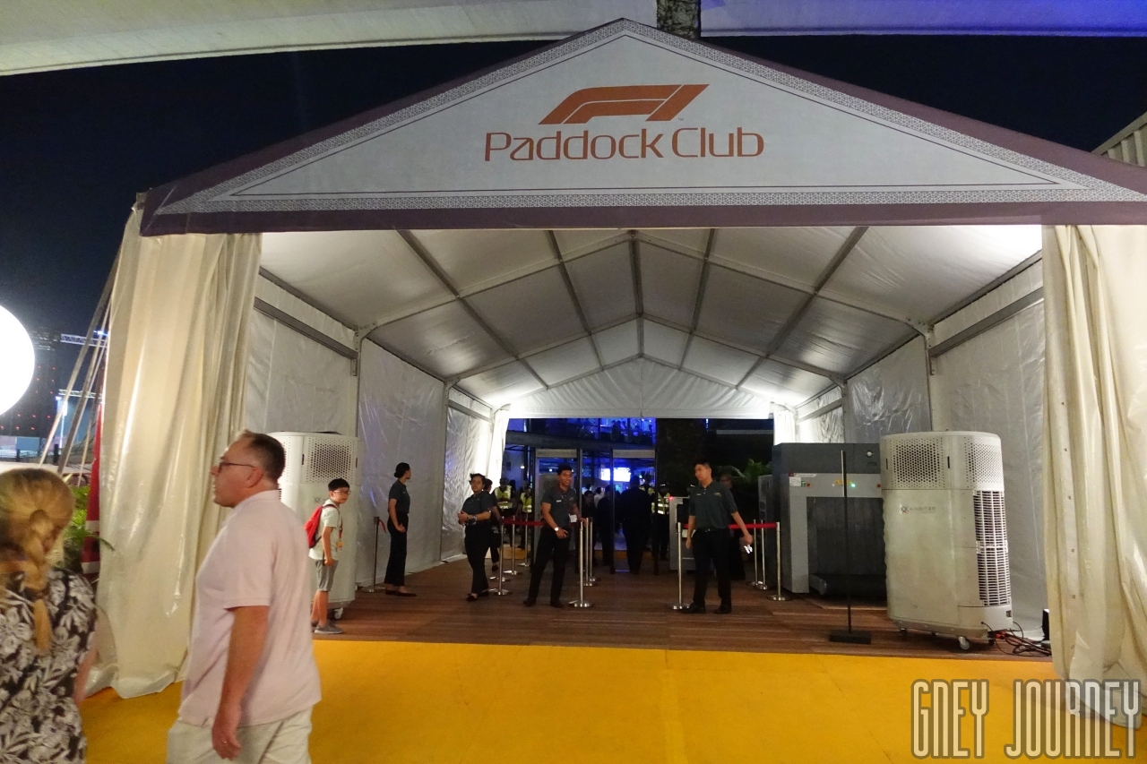 F1シンガポール2019 -Paddock Club