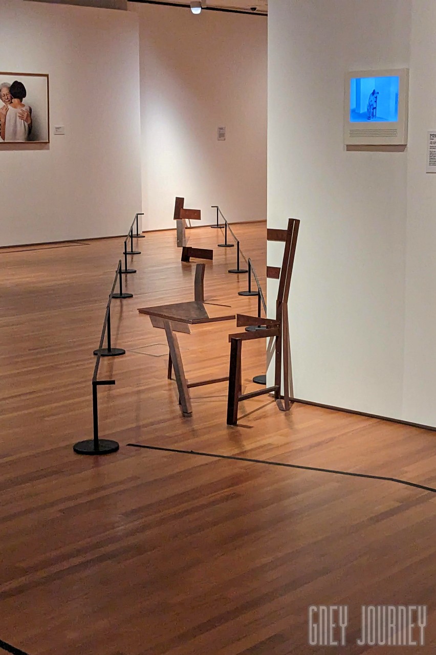 Chair, Matthew Ngui, 1997, remade for display in 2015