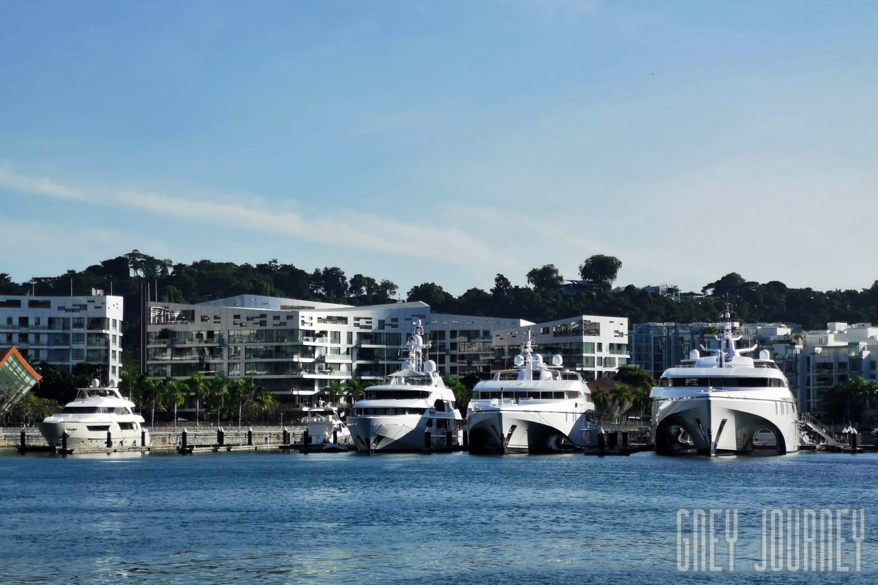 Reflections @ Keppel Bay 周辺　Keppel IslandのMarina at Keppel Bay